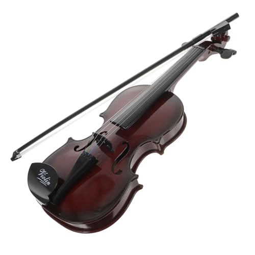 Milisten Violin Musikalisches Geigenspielzeug für Anfänger Hochwertiges Kunststoffmaterial Fördert Musikalische Fähigkeiten für Jungen von Milisten