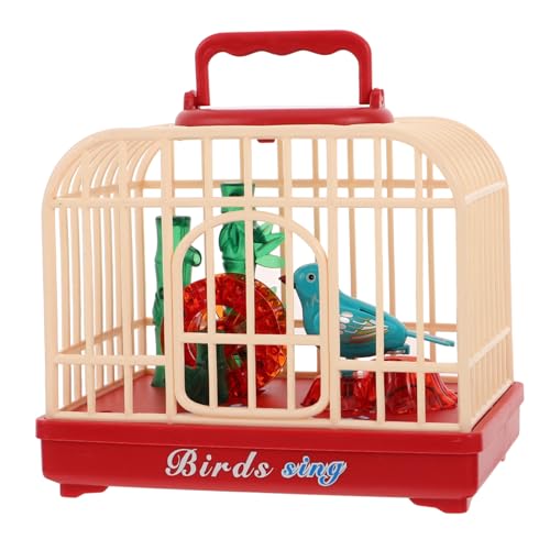 Milisten Vogelkäfig- mit Sprachsteuerung Vogelschwungspielzeug mit Glocken interaktives Vogelkatzenspielzeug Vogel Hundespielzeug Volkskäfig sprechender Papagei Bitsy Toy Plastik Milisten Vogelkäfig- mit Sprachsteuerung Vogelschwungspielzeug mit Glocken interaktives Vogelkatzenspielzeug Vogel Hundespielzeug Volkskäfig sprechender Papagei Bitsy Toy Plastik von Milisten