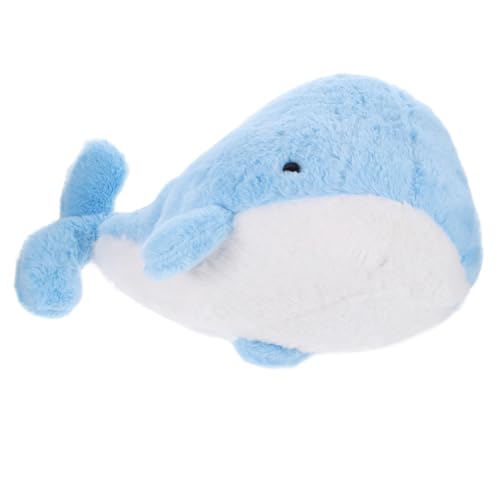 Milisten Walpuppe Plüsch-Wal- Kinderspielzeug Plüschpuppe Schlafzimmer Puppe Ornament gefüllte Puppe Sofapuppendekoration Tierpuppe für Sky-Blue von Milisten