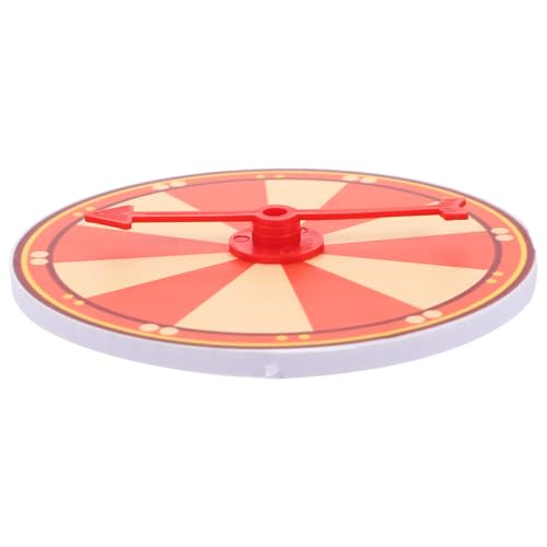 Milisten Wandmontiertes drehspiel Kunststoff preisspielrad DIY Partyspiel Erwachsene Langlebig Praktisch Einfache Bedienung für Glücksspiele und Eventspaß von Milisten