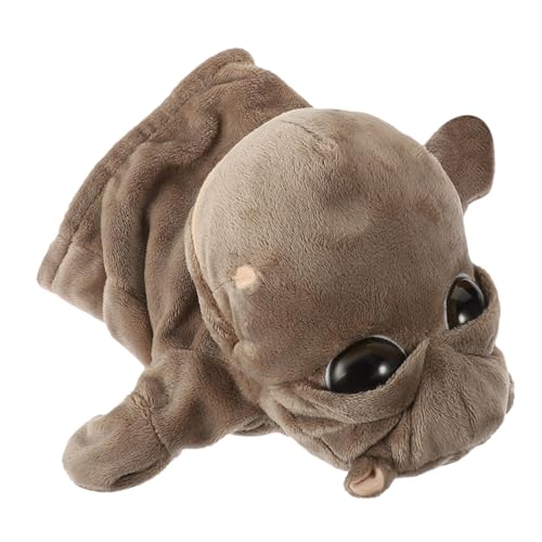 Milisten Weiche Handpuppe Nilpferd mit Beweglichem Mund Plüsch Kuscheltier für Interaktives Geschichtenerzählen Cartoon Tier Handpuppe für Vorschulkinder und von Milisten