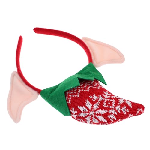 Milisten Weihnachtlicher Rentiergeweih Haarreif Leichtes Antler Headband für Party Karneval Kostüm Festliches Xmas Accessoire Rutschfest und Komfortabel Weihnachtsdeko für Feierlichkeiten von Milisten