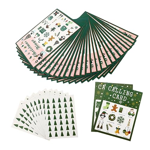 Milisten Weihnachtliches Bingo Spielkarten Personen Partyspiel Papierkarten Interessantes für Weihnachtsfeier Geburtstagsfeier Schulparty Interaktives Familienspiel Milisten Weihnachtliches Bingo Spielkarten Personen Partyspiel Papierkarten Interessantes für Weihnachtsfeier Geburtstagsfeier Schulparty Interaktives Familienspiel von Milisten