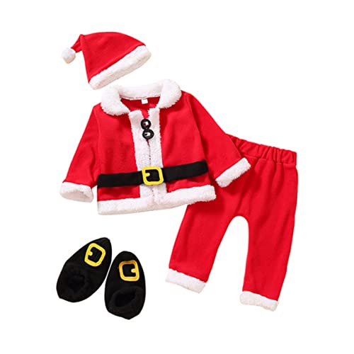 MILISTEN Weihnachts Kinderkleidungsset Teilig Baumwolle Santa Claus Kostüm Festliches Xmas Outfit für Jungen und Mädchen Party Kleidung MILISTEN Weihnachts Kinderkleidungsset Teilig Baumwolle Santa Claus Kostüm Festliches Xmas Outfit für Jungen und Mädchen Party Kleidung von Milisten