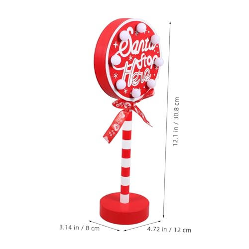 Milisten Weihnachtsbeleuchtung Für Weihnachten Nachttischlampe LED Ornamente Nachtlicht Nachttisch Schreibtischlampe Kleine Lampe Weihnachtsholzlampe Nachtlicht Weihnachten Holzlicht von Milisten