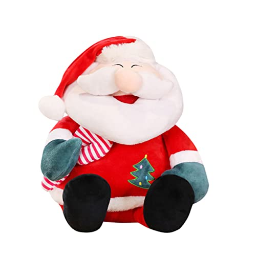 Milisten Weihnachtsmann Plüschpuppe Rot Kuscheliges Santa Claus für Festliche Deko Sofa Auto Weihnachten Milisten Weihnachtsmann Plüschpuppe Rot Kuscheliges Santa Claus für Festliche Deko Sofa Auto Weihnachten von Milisten