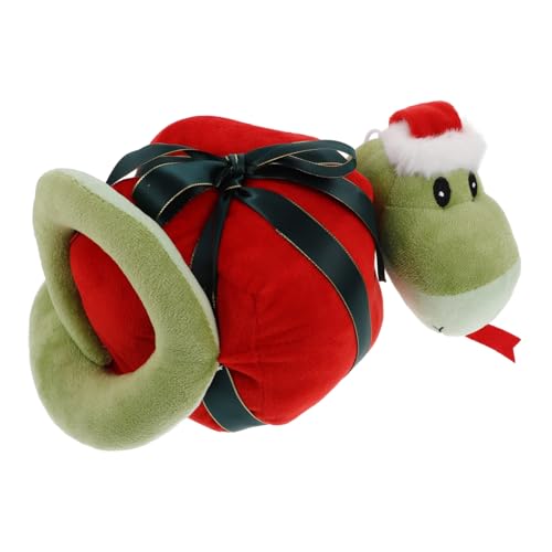 Milisten Weihnachtsschlangenpuppe gefüllte Schlangen Spielzeugschlangen Weihnachtsschlangenspielzeug gefälschte Schlangenstütze Plüsch-Schlange-Requisite Plüschschlangenmodelle PP Baumwolle Milisten Weihnachtsschlangenpuppe gefüllte Schlangen Spielzeugschlangen Weihnachtsschlangenspielzeug gefälschte Schlangenstütze Plüsch-Schlange-Requisite Plüschschlangenmodelle PP Baumwolle von Milisten
