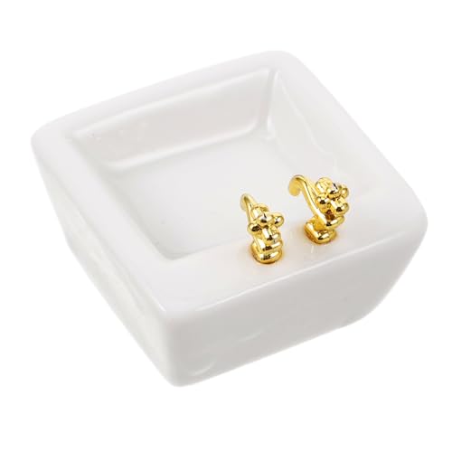 Milisten Weißes Porzellan Mini Badezimmer Spielset Mini Badewanne Puppenhaus Badezimmerzubehör Weiße Puppenmöbel Zubehör Milisten Weißes Porzellan Mini Badezimmer Spielset Mini Badewanne Puppenhaus Badezimmerzubehör Weiße Puppenmöbel Zubehör von Milisten