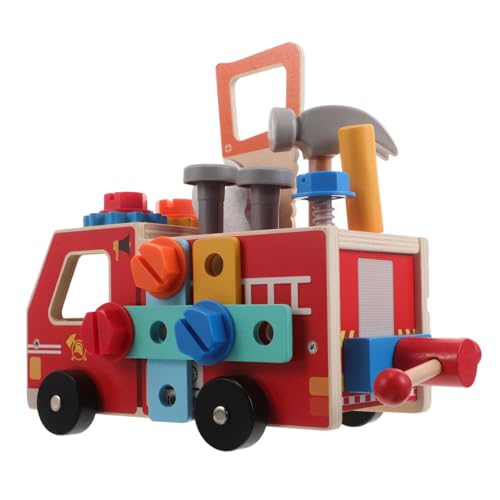 Milisten Werkzeugset Holz Feuerwehrauto Montessori Lernspielzeug Stem Motorikförderung Eltern Junge Mädchen Interaktion Werkzeugbank Milisten Werkzeugset Holz Feuerwehrauto Montessori Lernspielzeug Stem Motorikförderung Eltern Junge Mädchen Interaktion Werkzeugbank von Milisten