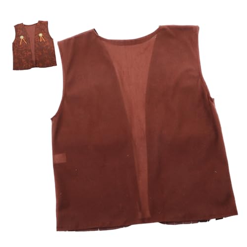 Milisten Western Themen Weste für Xxl Cowboy Kostümaccessoire für Partys Leicht und Bequem für Cosplay und Festivals Milisten Western Themen Weste für Xxl Cowboy Kostümaccessoire für Partys Leicht und Bequem für Cosplay und Festivals von Milisten