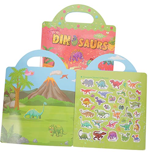 Milisten Wiederverwendbares Dinosaurier Stickerbuch für Kleinkinder Teiliges für Kreative Szenen und Pädagogisches für Jährige Fördert Fantasie und Eltern Junge Mädchen Interaktion Milisten Wiederverwendbares Dinosaurier Stickerbuch für Kleinkinder Teiliges für Kreative Szenen und Pädagogisches für Jährige Fördert Fantasie und Eltern Junge Mädchen Interaktion von Milisten