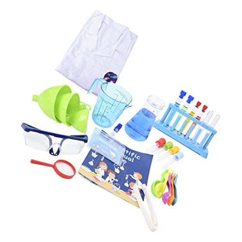 Milisten Wissenschaft Experimentierkasten Chemie Labor Set für Jungen und Mädchen Geeignet für Rollenspiele und Schulprojekte Fördert Lernen und Experimentierfreude Sicher Zufällige Farbe von Milisten