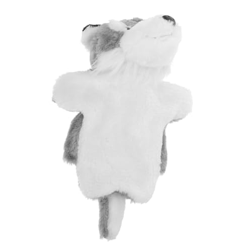Milisten Wolf Handpuppe für Interaktive Plüsch Handpuppe Niedlicher für Geschichtenerzählen Rollenspiele und Aktivitäten Schule und Kindergarten von Milisten