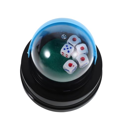 Milisten Würfel Tischspielwürfel Würfelschüttler Shaker-Tasse Würfel Shaker Cup automatisch Automatische Würfelbecher Würfel Brettspiele Plastik Sky-Blue Milisten Würfel Tischspielwürfel Würfelschüttler Shaker-Tasse Würfel Shaker Cup automatisch Automatische Würfelbecher Würfel Brettspiele Plastik Sky-Blue von Milisten