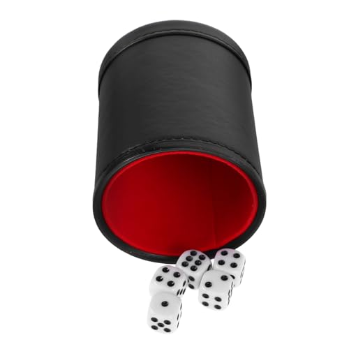 Milisten Würfelbecher Würfelspiele Würfel Zubehör Würfelrolltablett Würfelschale zum Rollen Würfel Fall Spiel Würfel Brettspiele Würfel Unterhaltungswürfel Tischspielwürfel Plastik Schwarz Milisten Würfelbecher Würfelspiele Würfel Zubehör Würfelrolltablett Würfelschale zum Rollen Würfel Fall Spiel Würfel Brettspiele Würfel Unterhaltungswürfel Tischspielwürfel Plastik Schwarz von Milisten
