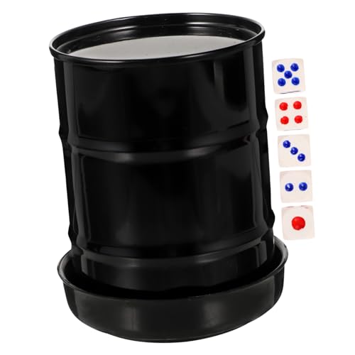 Milisten Würfelbecher aus Robustem Glattem Kunststoff mit Würfeln Komfortabler Griff Leicht zu Reinigen Praktische Form für Partyspiele und Freizeitspaß mit Familie und Freunden Milisten Würfelbecher aus Robustem Glattem Kunststoff mit Würfeln Komfortabler Griff Leicht zu Reinigen Praktische Form für Partyspiele und Freizeitspaß mit Familie und Freunden von Milisten