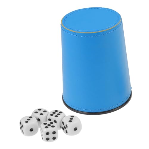 Milisten Würfelbecher und Würfeln Robuster Spielwürfel Transportbecher Blau für Partys und Barunterhaltung für Familienspiele und Ktv Events Milisten Würfelbecher und Würfeln Robuster Spielwürfel Transportbecher Blau für Partys und Barunterhaltung für Familienspiele und Ktv Events von Milisten