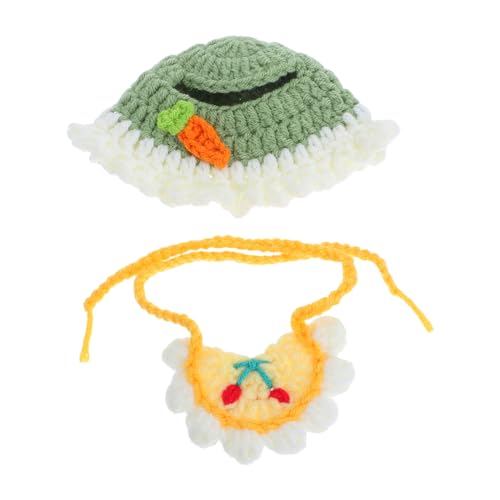 Milisten Wunderschöne Gewebte Mütze und Halstuch für stabiles Puppen-Headgear Mütze mit bequemem Sitz kreative Zubehör für Plüschtiere Milisten Wunderschöne Gewebte Mütze und Halstuch für stabiles Puppen-Headgear Mütze mit bequemem Sitz kreative Zubehör für Plüschtiere von Milisten