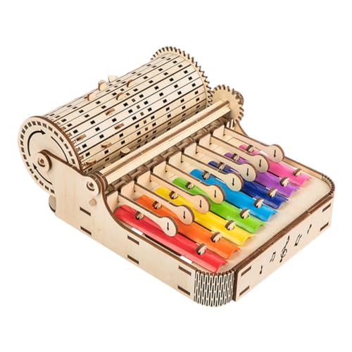 Milisten Xylophon Holzspielzeug Buntes DIY Percussion Lernspielzeug Ab Jahren Farbige Tasten Farb und Formwahrnehmung Sicheres Design mit Glatten Kanten für Mädchen und Jungen von Milisten
