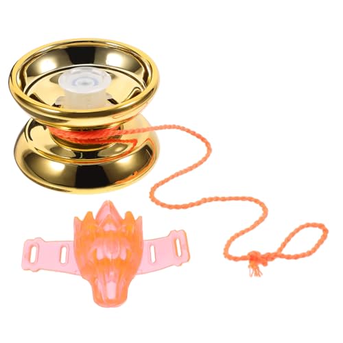 Milisten Yoyo für Modell mit Schnur für Outdoor Spiel und Geschicklichkeitstraining Gold von Milisten