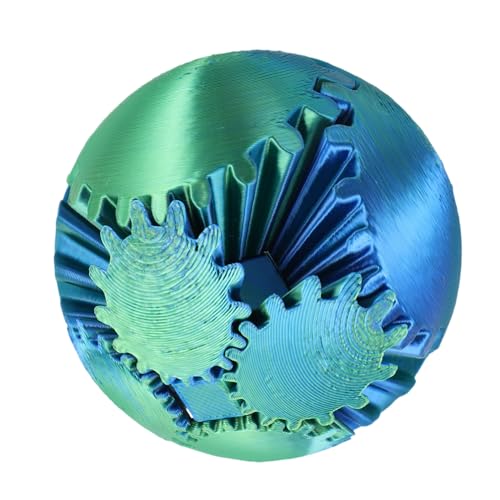 Milisten Zahnrad-Spinnball D Druck Entspannungsspielzeug Fidget Pädagogisches Loop- Kugel Kugel Zahnradkugeln Spiralkegel pla von Milisten