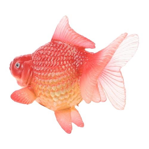 Milisten Zierfischspielzeug Weihnachtsstrohhalme Aus Plastik Weihnachts-Squishy-spielzeuge Dekorationen Für Aquarien Koifisch Mini-vers Koi-Fisch- Kleine Spiele Mini-Blasen PVC Rot von Milisten