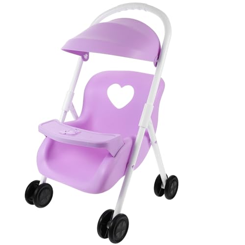 Milisten babywagen für Puppen puppenkinderwagen Toys Cars puppenmöbel babywagen Buggy simulierter Puppenwagen Kinderwagenspielzeug Kinderwagen Spielhauszubehör Plastik Violet Milisten babywagen für Puppen puppenkinderwagen Toys Cars puppenmöbel babywagen Buggy simulierter Puppenwagen Kinderwagenspielzeug Kinderwagen Spielhauszubehör Plastik Violet von Milisten