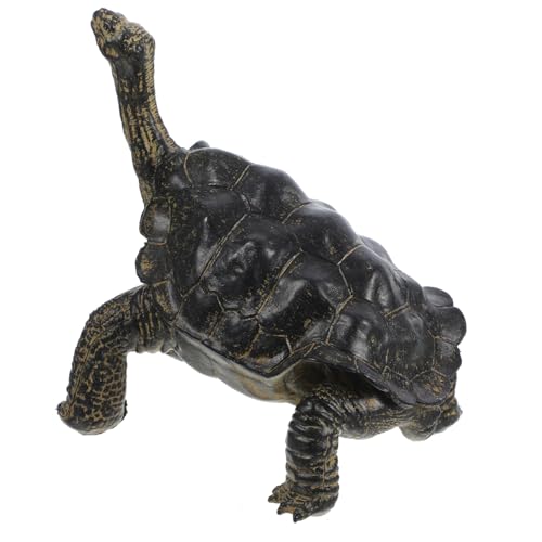 Milisten dartscheibe kinderspielzeug Simulation Einer Schildkrötenverzierung Schildkröten-Simulationsfiguren Tierfigur Plastik Black von Milisten