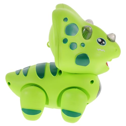 Milisten elektrisches dinosaurierspielzeug interaktives für Cartoon Dinosaurierspielzeug Musikspielzeug entzückendes Kinderspielzeug Dinosaurier- Plastik Grün von Milisten