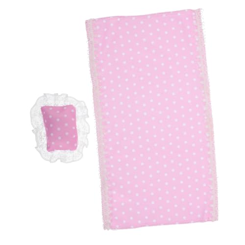 Milisten für Puppenbettwäsche Babypuppenkissen Puppenhaus-Miniatur-Simulationskissen Puppenhaus-Bettkissen Babypuppendecken und Zubehör Babypuppenmöbel Nettes Stoff Rosa Milisten für Puppenbettwäsche Babypuppenkissen Puppenhaus-Miniatur-Simulationskissen Puppenhaus-Bettkissen Babypuppendecken und Zubehör Babypuppenmöbel Nettes Stoff Rosa von Milisten