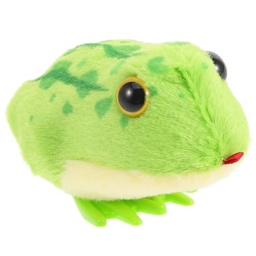 Milisten gefüllter Frosch Babyspielzeug interaktives stofftier für Neugeborene für Neugeborene Frosch Froschspielzeug Plüsch Green von Milisten