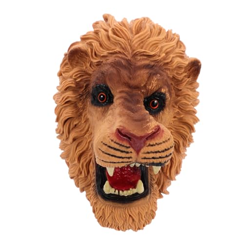 Milisten -handpuppenspielzeug Tierisches Handspielzeug Kinderspielzeug Tierpuppe Tierische Handpuppe Handpuppentier Kleinkind Handpuppen Kinderpuppen Khaki Weiches Gummi von Milisten