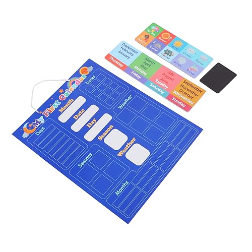 Milisten kinderzimmer wanddeko wandpolsterung kinderzimmer wohnraumdeko Toys Kleinkinder Hey Kinderkalender Vorschulkalender für das Klassenzimmer Magnet aus Gummi Blue von Milisten