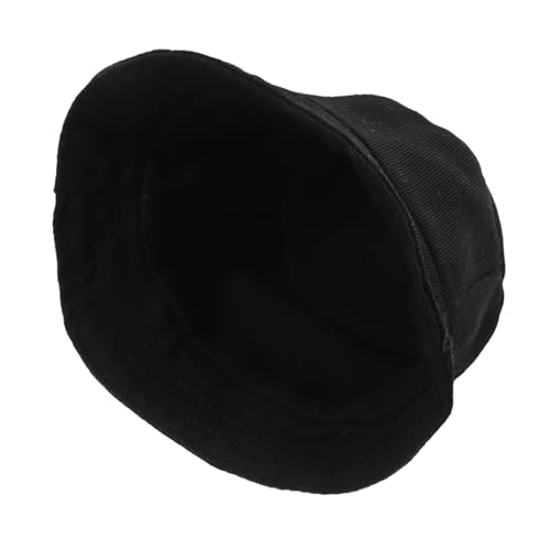 Milisten kleine Hüte basteln für gestrickt Rosa Kappe winzig Puppenaccessoire Puppenhut Puppenliebhaber Puppenmode Puppenkleidung austauschbare Mini-Hüte Mini-Miniatur-Hut Polyester Black von Milisten