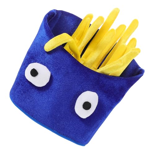 Milisten lustiger Hut Pommes-Frites-Kostüm für Erwachsene kleiner Zylinder Cowgirl-Hut rosa Cowboyhut für Burger-Kostüm Kuhmädchenhut für lustige hüte für Samt Blau von Milisten