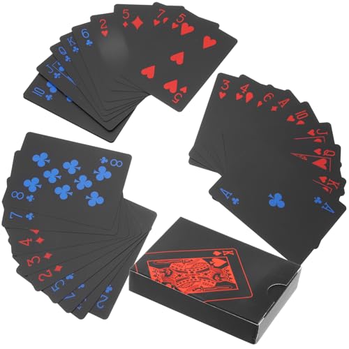 Milisten wasserdichte Spielkarten Pokerkarten aus Langlebig und Biegfest für Familie und Freunde bei Brettspielen Kompakt und Praktisch für Jede Spielrunde Milisten wasserdichte Spielkarten Pokerkarten aus Langlebig und Biegfest für Familie und Freunde bei Brettspielen Kompakt und Praktisch für Jede Spielrunde von Milisten