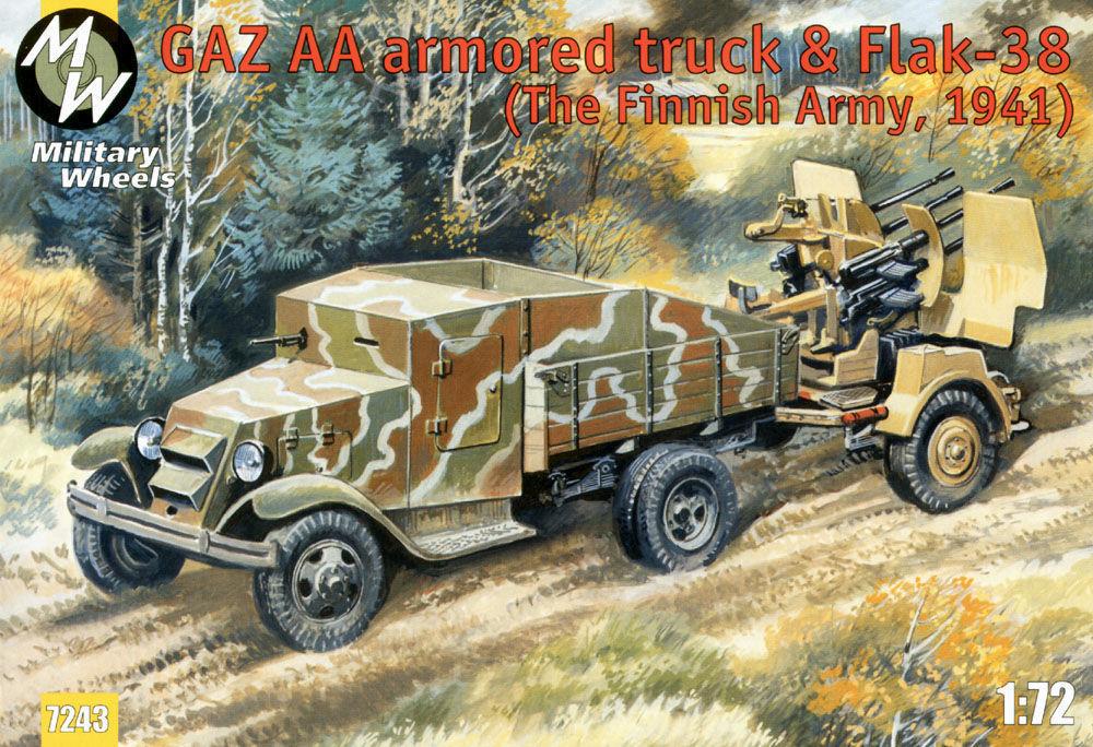 GAZ AA armored car truck & Flak-38, Fin GAZ AA armored car truck & Flak-38, Fin von Military Wheels