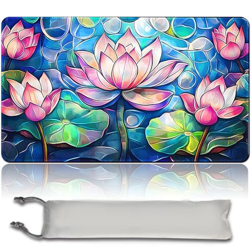 MTG Spielmatte - 60cm x 35cm, Originalkunst, rutschfeste TCG Spielmatte mit Gummiboden und genähten Kanten, Commander TCG Rollbar & Faltbare Kartenmatte (No Zone,mtg49-4) von MilkPlaymat