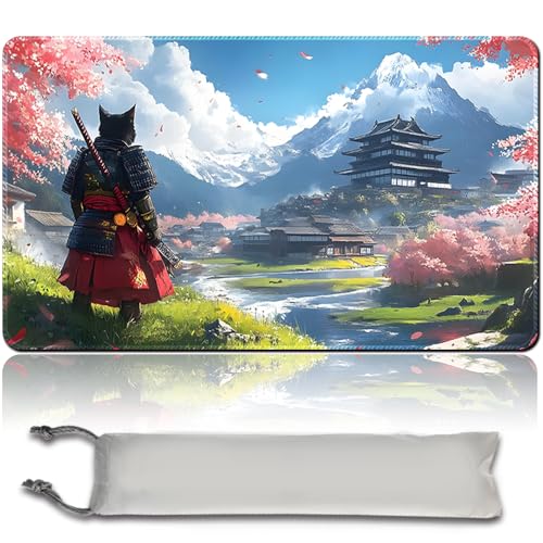MTG Spielmatte MTG PlayMat -60cm x 35cm, Originalkunst, rutschfeste TCG Spielmatte mit Gummiboden und genähten Kanten, Commander TCG Rollbar & Faltbare Kartenmatte (No Zone,mtg48-6) von MilkPlaymat