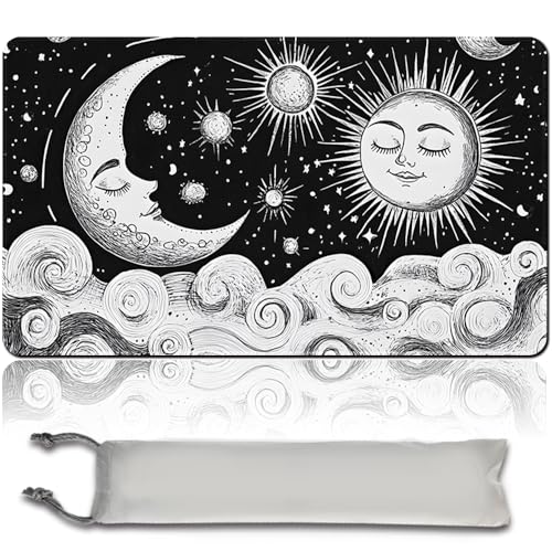MTG Spielmatte MTG PlayMat -60cm x 35cm, Originalkunst, rutschfeste TCG Spielmatte mit Gummiboden und genähten Kanten, Commander TCG Rollbar & Faltbare Kartenmatte (No Zone,mtg48-7) von MilkPlaymat