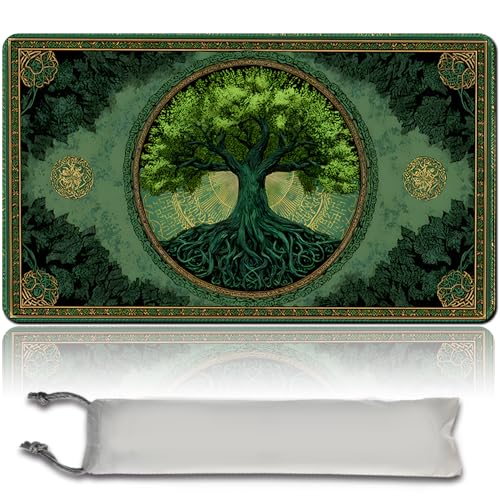 MTG Spielmatte Premium XXL Gaming Matte (60x35cm) - Hochauflösendes Fantasy Design - rutschfeste Gummimatte für TCG/CCG/MTG (No Zone,mtg50-4) von MilkPlaymat