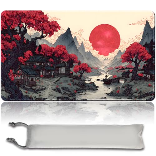 MTG Spielmatte Premium XXL Gaming Matte (60x35cm) - Hochauflösendes Fantasy Design - rutschfeste Gummimatte für TCG/CCG/MTG (No Zone,mtg50-7) von MilkPlaymat