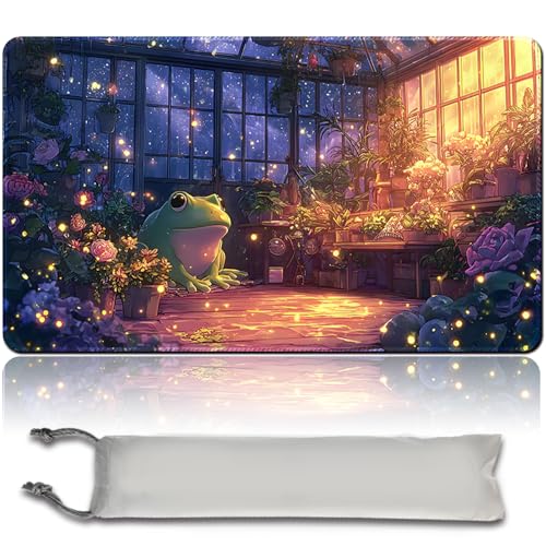 MTG Spielmatte Premium XXL Gaming Matte (60x35cm) - Hochauflösendes Fantasy Design - rutschfeste Gummimatte für TCG/CCG/MTG (No Zone,mtg50-9) von MilkPlaymat