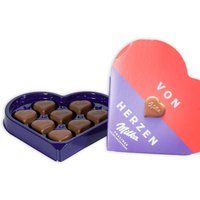 I Love Milka, Pralinen mit Haselnusscreme, 8 Stück, 44g I Love Milka, Pralinen mit Haselnusscreme, 8 Stück, 44g von Milka