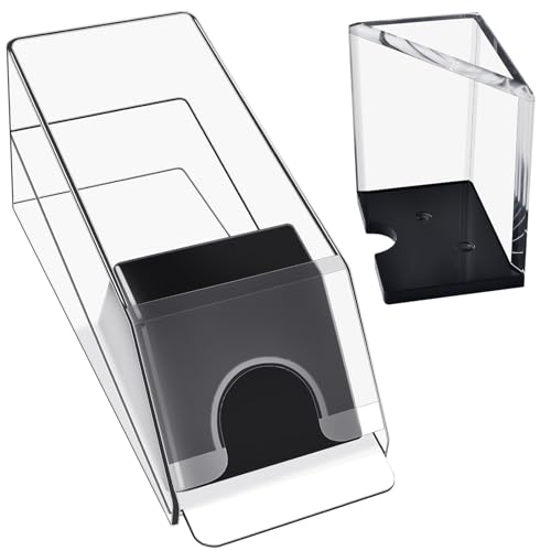 Milkary Blackjack Schuh- und Entsorgungsablage, 4 Decks Clear Acrylic Blackjack Card Dealer Shoe, Kartenspender für Spielkartenhalter Tray für Blackjack Spiel Poker Zubehör Milkary Blackjack Schuh- und Entsorgungsablage, 4 Decks Clear Acrylic Blackjack Card Dealer Shoe, Kartenspender für Spielkartenhalter Tray für Blackjack Spiel Poker Zubehör von Milkary