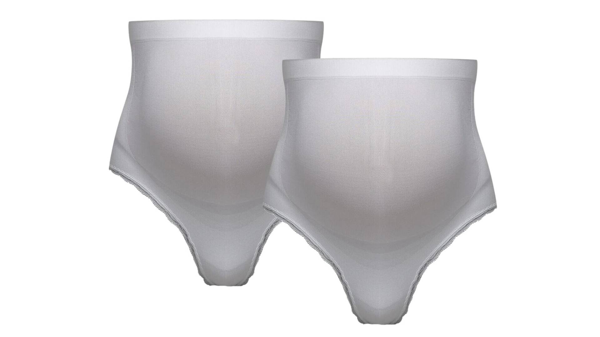 Milki String Umstandshöschen 2er-Pack, White XS-S Milki String Umstandshöschen 2er-Pack, White XS-S von Milki