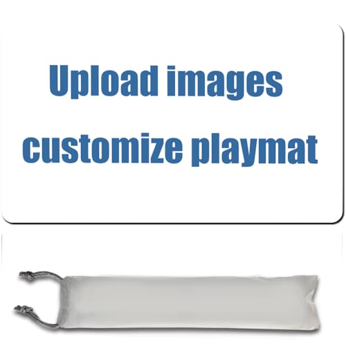 Custom Playmat 60 "x 35" rutschfeste mit Matte Tasche MTG Playmat kompatibel für TCG YGO DTCG PTCG OPCG, druckbare Spielzone & optional genähte Kante von Milkplaymat