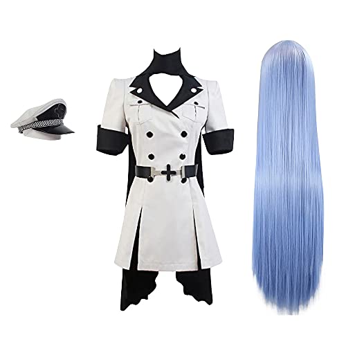 Akame ga Kill! Cosplay Kostüm Night Raid Akame und Esdeath Empire Uniformkleid mit Perücke Anime Halloween Cosplay Outfit für Frauen Akame ga Kill! Cosplay Kostüm Night Raid Akame und Esdeath Empire Uniformkleid mit Perücke Anime Halloween Cosplay Outfit für Frauen von Millay