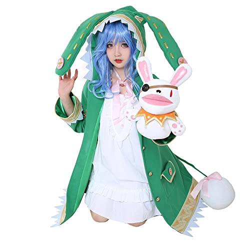 Anime Date A Live Cosplay Kostüm Kurumi Tokisaki Gothic Lolita Kleid und Yoshino Green Rabbit Outfit für Frauen von Millay