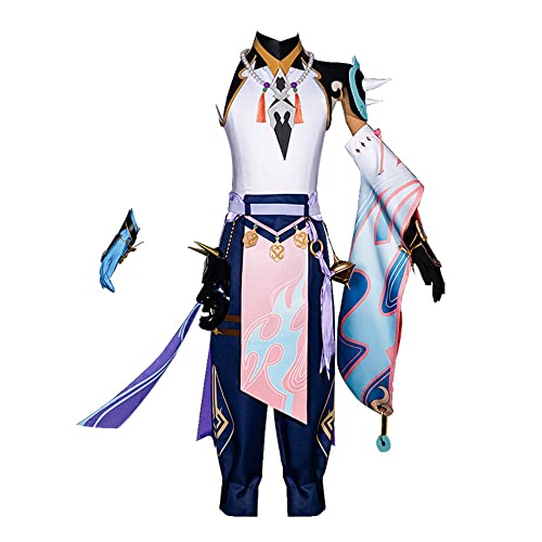 Xiao Cosplay Kostüm Full Set Spielfiguren Outfit Männer Anime Halloween Uniform mit Maske von Millay